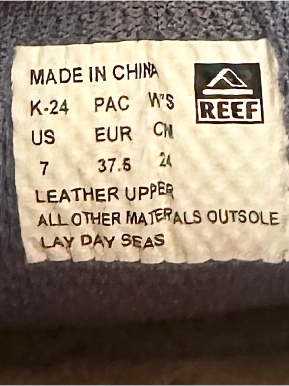 Reef Lay Day Seas Lace-Up Sneakers, Ivory/Navy, NWT, Women’s Multiple Sizes - Picture 13 of 16